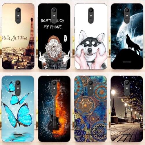 Soft Silicon Case for BQ BQ-5504 Strike Selfie Max 5.5 inch Mobile Phone Fashion Flower Cover Case Coque for BQ5504 5.5 inch