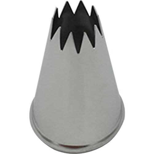 Star Icing Tip Nozzles Stainless Steel Icing Piping Nozzles Tips Pastry Tips For Fondant Cake Baking Decorating Tools