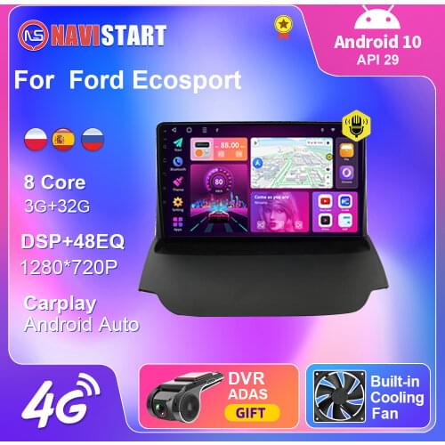 Car Radio For Ford Ecosport 2013-2017 Player Auto Autoradio GPS Navigator Navigation Backup Camera Carplay Accessories No 2 Din