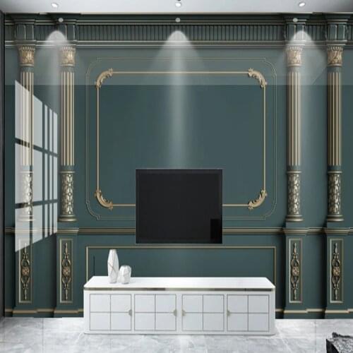Custom 3D Stereoscopic Abstract Mural Wallpaper European Style Pillar Pattern TV Background Bedroom Living Room Decor Wall Photo