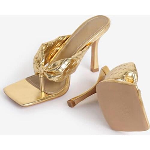 Summer Gladiator Sandals High Heels Shoes Fall Best Street Look Females Square Head Open Toe Clip-On Strappy Sandals 9cm Women