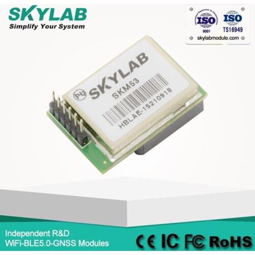 SKYLAB Hot Sale SKM53 MT3339 Smart Antenna GNSS Receiver Module Support WAAS/EGNOS/MSAS/GAGAN