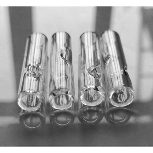 10pcs Glass Cigarette Holder Tube For Tobacco Cigarettes Smoking Smoke Filter Pipe Mouthpiece Hookah Drop Shipping Costomize