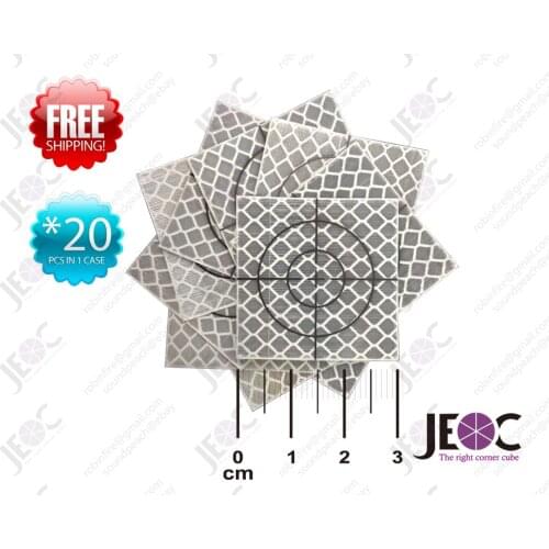 20 pieces of 30*30mm reflective tape GZM for Leica Topcon totalstations