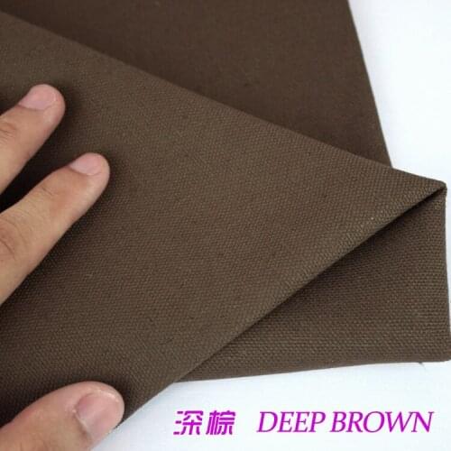 Deep Brown Upholstery Canvas Cotton Duck Fabric Cotton Fabric Canvas Fabric 60"wide Sold By The Yard Free shipping
