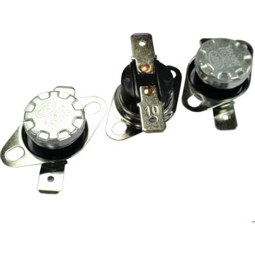 10 PCS Thermal Switch Ksd301 95 Degrees ~ 160 Degrees Normally Open and Normally Closed Ceramic Electric Wood 10A