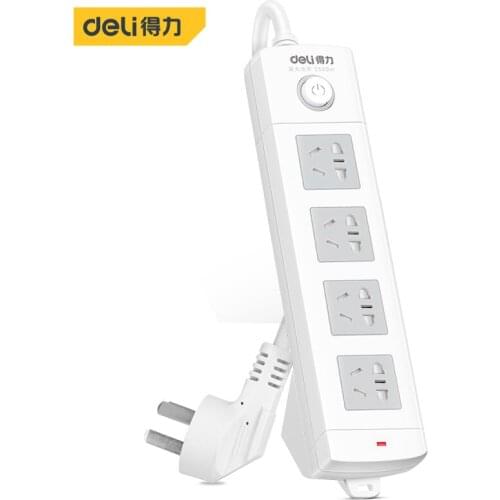 Deli Smart Socket Network Filter Plug Electrical Retractable Power Strip Smartlife Extension Wall Socket For Smartphone Tablets