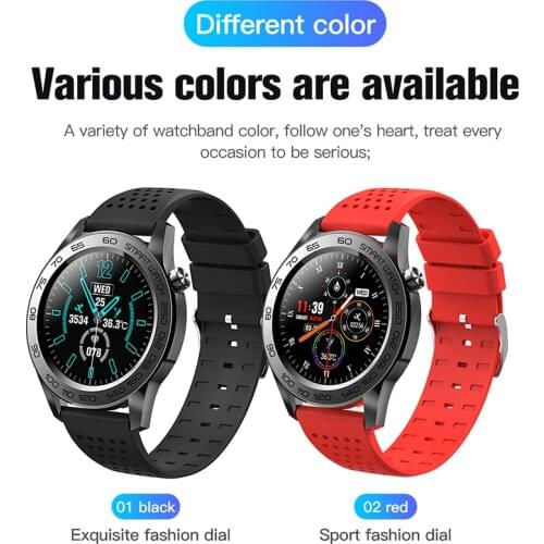 Smart Sport Watch With Multiple Dials 24 Hour Body Temperature Bracelet Heart Rate And Blood Pressure Bracelet Pedometer Watch
