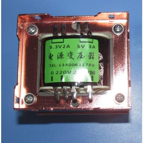 Input 0~220V~235V 78W tube lamp filament power supply transformer 6.3V2A five groups 5V3A one group EI76X45 Z11 iron core