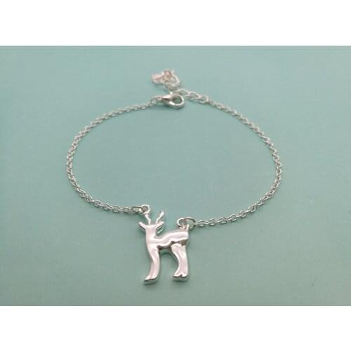 10PCS- Bambi Deer Elk Bracelet Cute Animal Moose Fawn Alpaca Reindeer Antler Bracelet Snape and Lily Patronus Bracelets