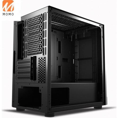 Desktop Computer Desktop Small Chassis Side Transparent Game Water-Cooled Pink Case