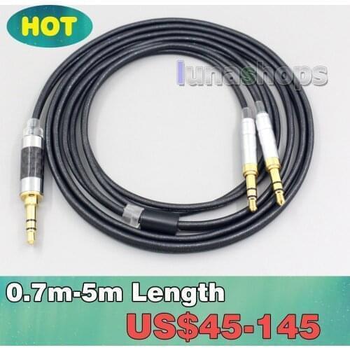 Black 99% Pure PCOCC Earphone Cable For Final Audio Design Pandora Hope vi Denon AH-D7200 AH-D5200 AH-D9200 LN007137