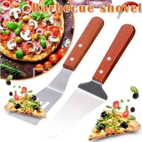 Home Kitchen Baking Tools 25 Styles Stainless Steel Wooden Handle Baking Spatula Grill Shovel Baking Pizza Tools For Kitchen