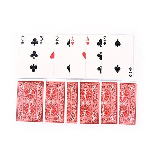 2 Sets Magic 3 Three Card Trick Card Easy Classic Magic Playing Cards Family Funny Game
