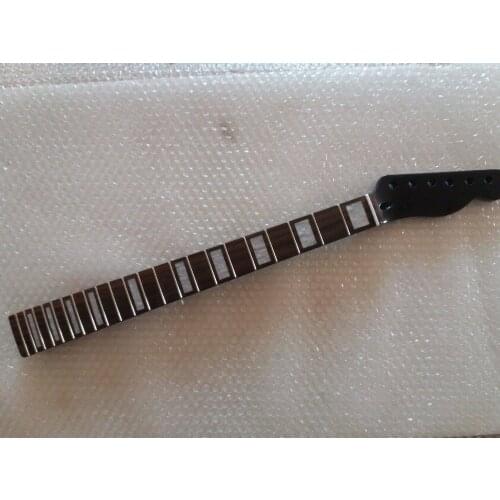 Beautiful Electric Guitar Neck Maple Rosewood 22 Fret Black for TELE style