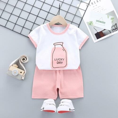 Summer Kids Pajamas Boys Girls Cotton Sleepwear Toddler Animal Pajamas Sets Baby Girl Clothes Nightwear Pyjamas Kids Baby Pijama