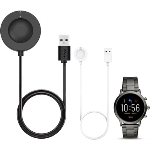Magnetic USB Charging Cable Cord Dock Charger Adapter For Fossil Gen 4 Explorist/Venture/Sloan 5 Carlyle/Julianna HR Sport Watch