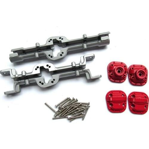 Metal Front and Rear Bridge Axle Housing Case for MN D90 D91 MN99 MN99S 1/12 RC Car Upgrade Parts Accessories