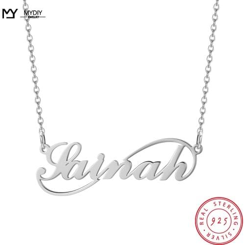 Infinity Necklace Gold And Rosegold 925 sterling silver Choker Custom Necklaces & Pendants Valentines Day Gift Jewelry