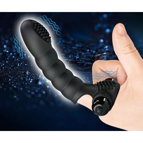 Finger Sleeve Vibrator Female Masturbator G Spot Massage Clit Stimulate Sex Toys For Women Lesbian Orgasm Adult Products