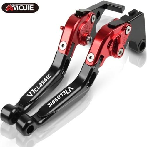 Motorcycle CNC Adjustable handbrake Clutch Brake Levers For MOTO GUZZI V7 Classic 2008 2009 2010 2011 2012 2013 2014 2015 2016