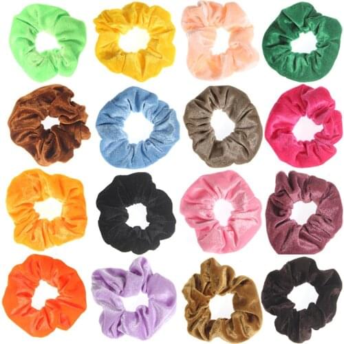 Velvet Scrunchie Hairband for Women Girls Elastic Hair Rubber Bands Hair Accessories Headband Gum Hair Tie Rope Ponytail Holder