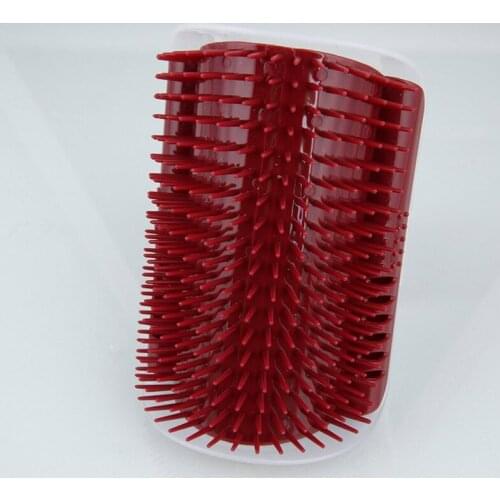A Pet Cat Brush Corner Cats Massage Self Groomer Comb Brush With Catnip Shedding Trimming massage Device Pet Products