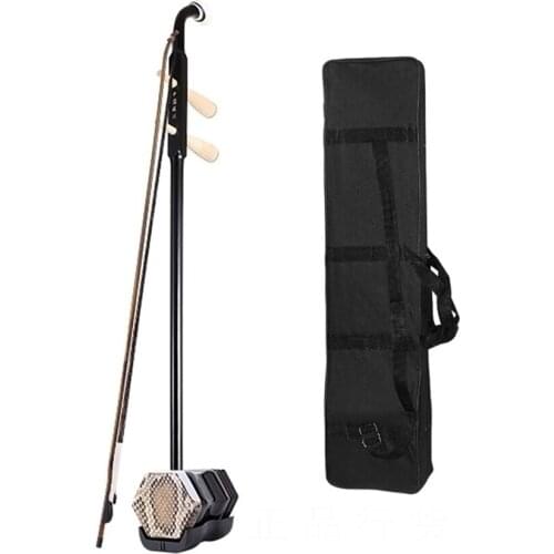 Two Strings Chinese Traditional Erhu Violin Fiddle with Case Solid Wood Bow High Quality Urheen Stringed Musical Instrument
