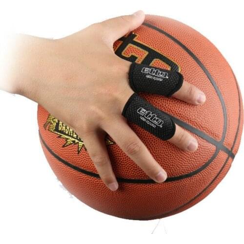 Etto Brand Sports Finger Splint Guard Finger Protector Sleeve Support Basketball Sports Aid Arthritis Band Wraps Finger Sleeves