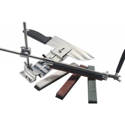 5SETS/LOT High Quality Fixed angle Apex edge knife sharpener Aluminum alloy metal 4 whetstone