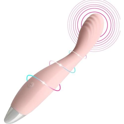 Vagina Massager Nipple Clitoris Stimulator Orgasm G Spot Finger Vibrator Female Masturbation Sex Toys for Women AV Stick Wand