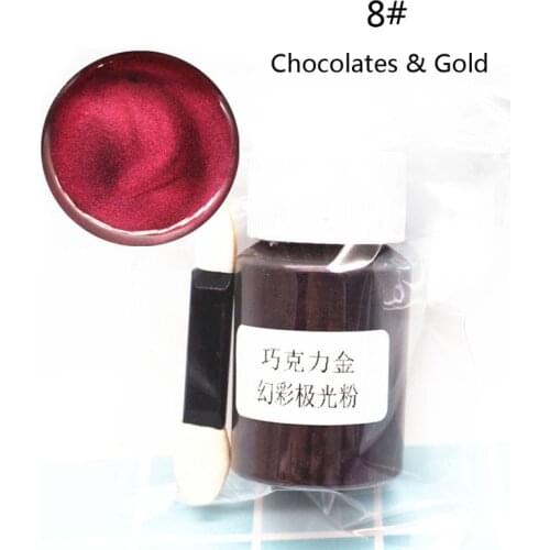 10g Magic Aurora Pearl Pigment Powder Mica Pearlescent Colorants Resin Dye Jewelry Making H8WA