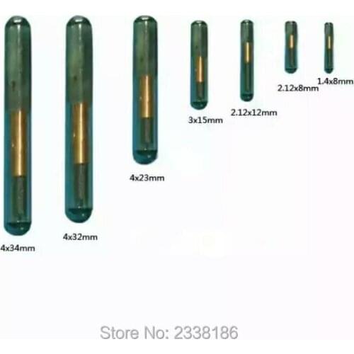 20PCS/Lot 2.12*12mm134.2KHz RFID Glass Tag for Pet Identification,Tag for animalidentification rfid capsules for fish dog horse