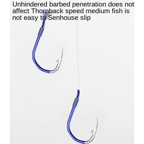 20PCS Fishing Hook Crank String Japan Series Hooks group Freshwater Catch Barbed Tackle Single Black Nickel Color Sabiki