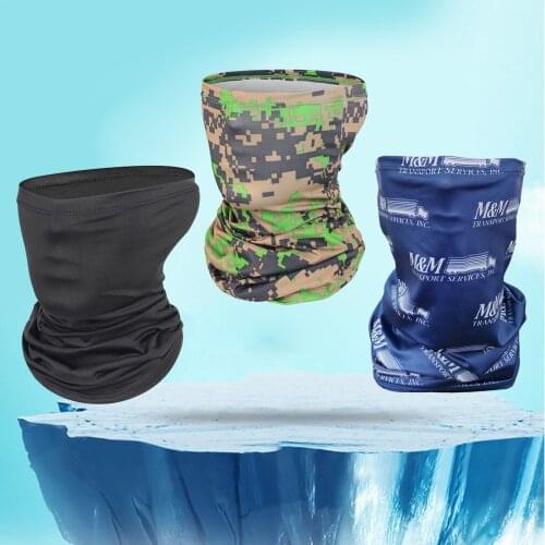 3x Cooling Bandana Face Mask Elastic Neck Gaiter Neck Tube Headband Snood