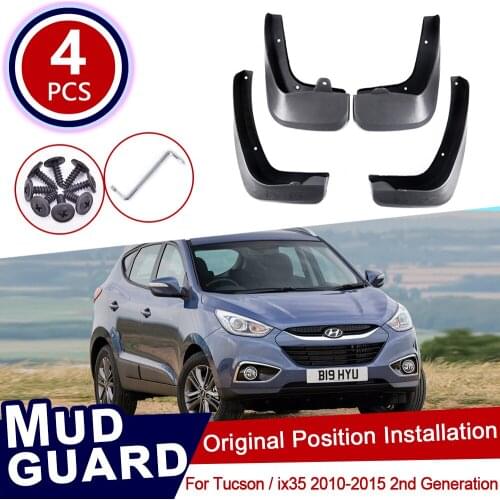 4pcs for Hyundai Tucson ix35 LM 2010~2015 Car Mud Flaps Front Rear Mudguard Splash Guards Fender Mudflaps 2011 2012 2013 2014