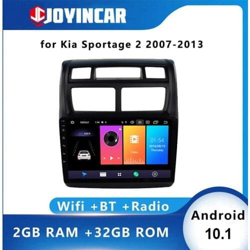 JOYINCAR 2Din 2+32G Android 10.1 WiFi Car Radio Multimedia Video Player For Kia Sportage 2 07-2013 Navigation GPS Headunit 2 Din