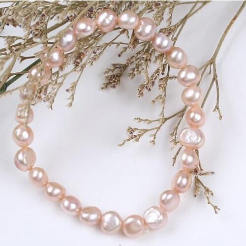 7-8mm Natural Freshwater Genuine Pearl Bracelet Classic Style Promotion Gifts For Women Girls