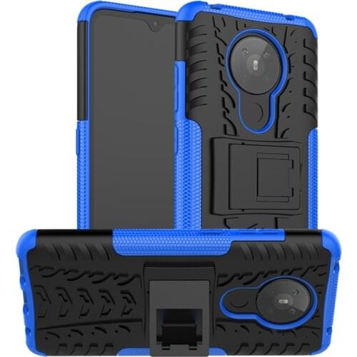Cover For Nokia 5.3 Case 6.55 inch Rubber Bumper Dual Layer Hard PC Armor Back Cover For Nokia 5.3 Phone Case For Nokia 5.3 Case