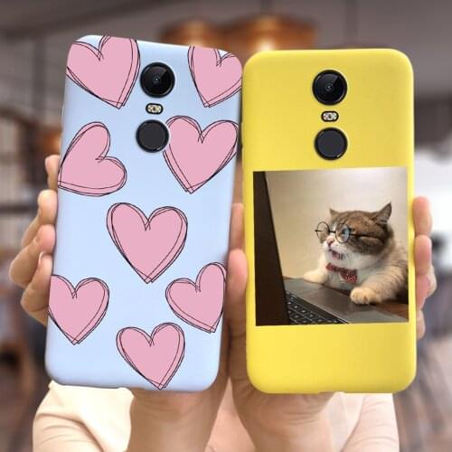 For Xiaomi Redmi 5 Plus Case Redmi5 Cute Candy Painted Cover For Xiaomi Redmi5 Plus 5Plus Phone Case Bumper Soft TPU Fundas Capa