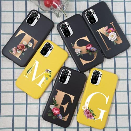 Letter Case Redmi Note 10 Pro Case Back Cover Silicone Matte For Xiaomi Redmi Note 10 S 10S Redmi Note10 Pro Case Bumper TPU Bag