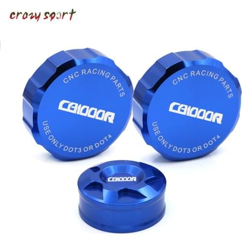 Front Brake Clutch Rear Fluid Reservoir Cover Cap For HONDA CB1000 R 2009-2016 2015 CB 1000R CB1000R Motorcycle CNC Logo