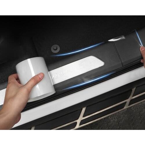 Car Stickers Protector Auto Door Edge Anti Scratch Sticker Universal Car Door Rearview Bumper Protective Film Car Vinyl Tape