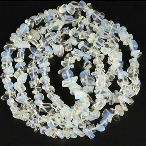 YHBZRET Freeform Natural Opal stone Irregular Gravel beads 87cm strand Chips beads for Jewelry making bracelet necklace DIY