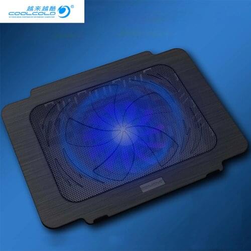 COOLCOLD laptop Cooling Pad Laptop cooler USB Fan Light Notebook stand slide-proof stand Cooler