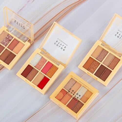 8 Colors Eyeshadow Palette Matte Shimmering Naturally Long Lasting No Smudging Eye Shadow Eyeshadow Palette Makeup Eyeshadow