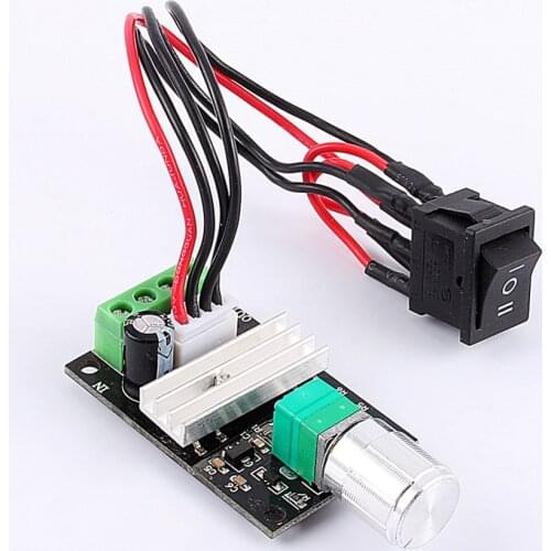 6‑28V DC Motor Speed Controller PWM Motor Speed Regulator Variable Reversible Control Governor Switch