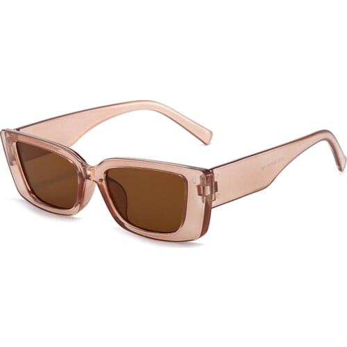 Classic Square Brand Design Sunglasses Women Vintage Fishing Riding UV400 Men Sun Glasses Fashion Cycling HOT brown Black Color