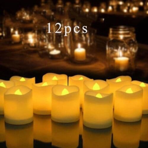 Home decor candle подсвечник12 Remote or not Remote New Year Candles,Battery Powered Led Tea Lights Led Candle Light Easter Cand