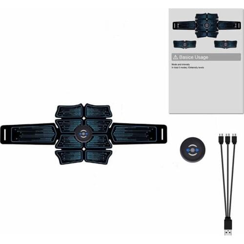 Smart EMS Home Fitness Abdominal Muscle Stick Massager Sports Training Equipment Abdominal Muscle Electrical Stimulation